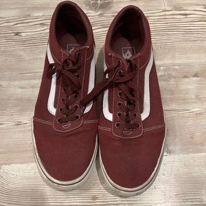 Burgundy Vans